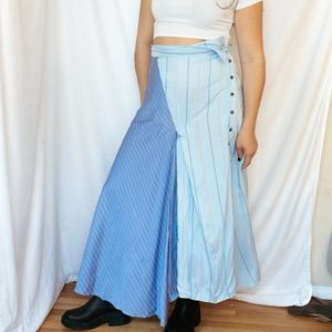 Phillip Lim Satin Pinstriped Skirt